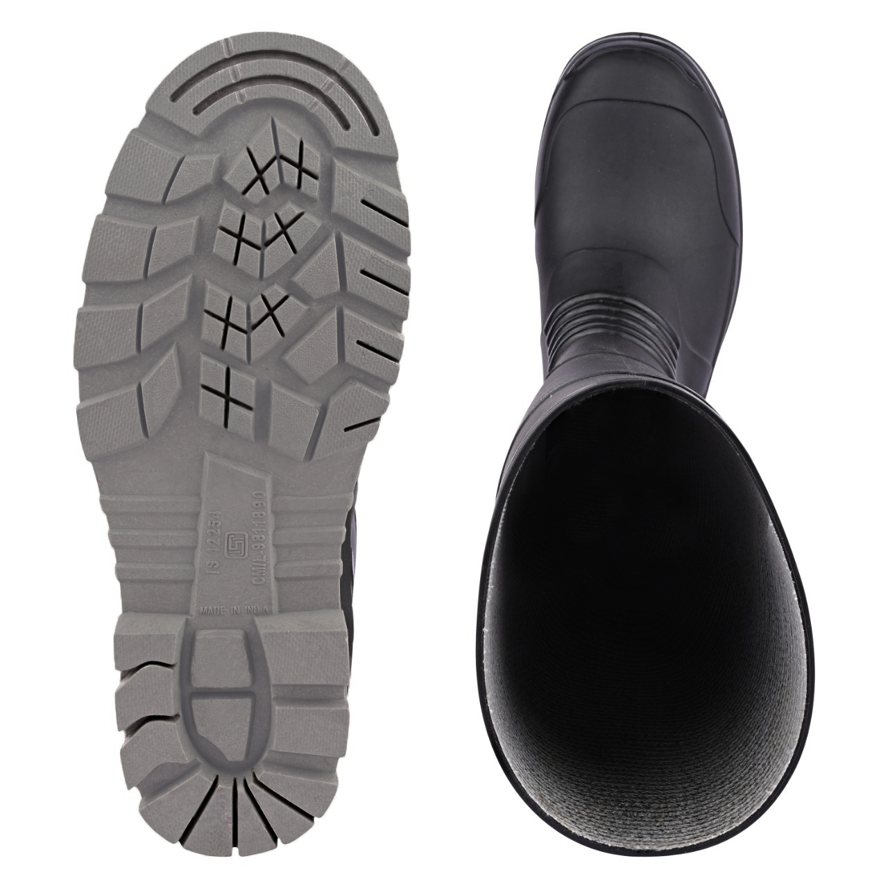 Black/grey Torpedo 212 Isi Marked Safety Gumboots