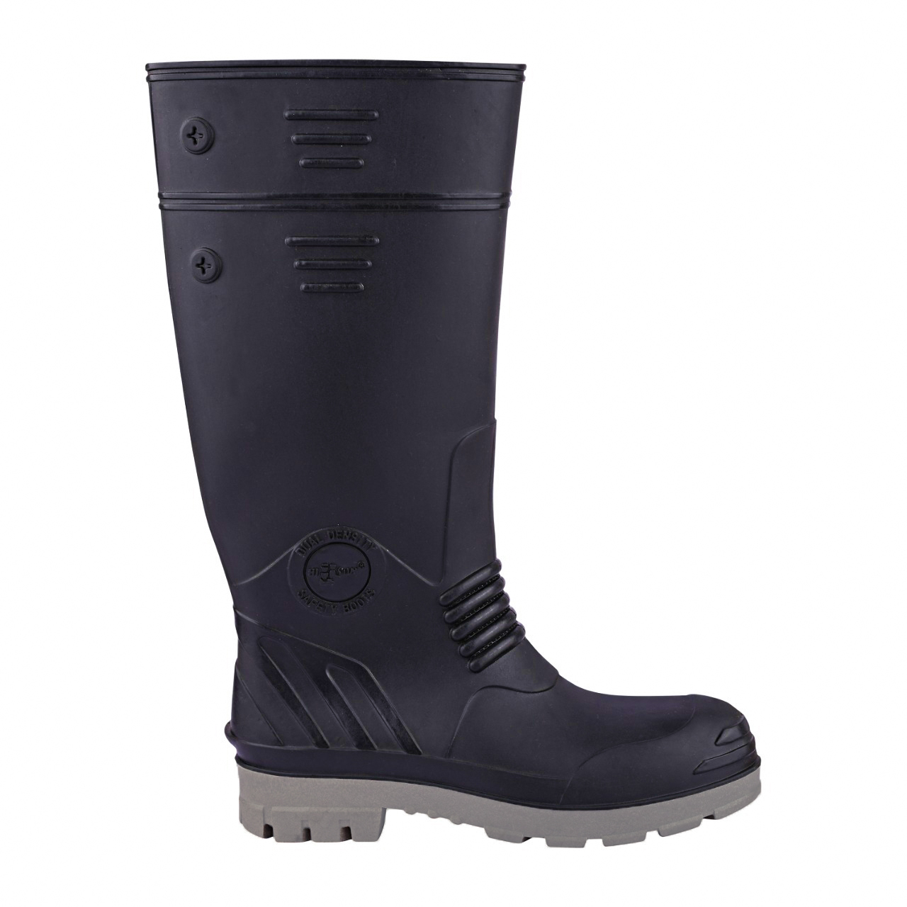 Black/grey Torpedo 212 Isi Marked Safety Gumboots