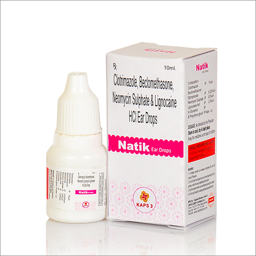 Clotrimazole Beclomethasone Neomycin Sulphate And Lignocaine HCl Ear Drops