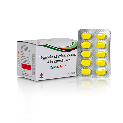 Trypsin-Chymotrypsin Aceclofenac And Paracetamol Tablets