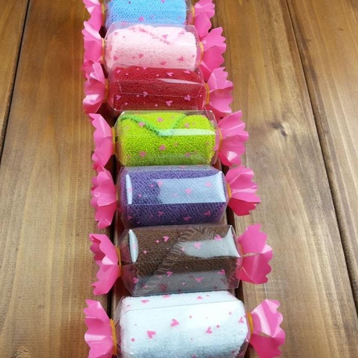 Candy Shaped Napkin - Cotton Material, 12 X 5.5 X 4.5 Cm Dimensions, Suitable For Children And Women
