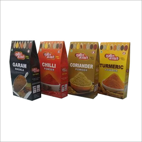 Glossy Lamination Duplex Spices Packaging Box