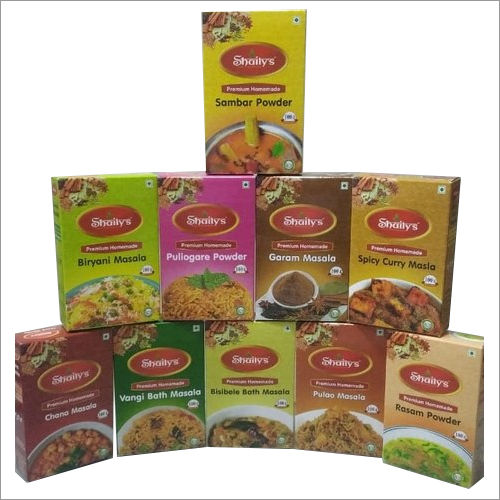 Masala Packaging Box Size: 50-100 Gm