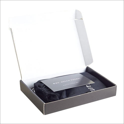 ग्लॉसी लैमिनेशन गारमेंट कार्टन पैकेजिंग बॉक्स