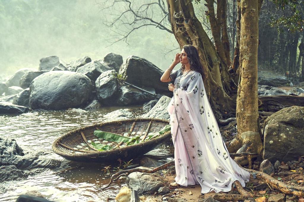 Designer Soft Organza Saree