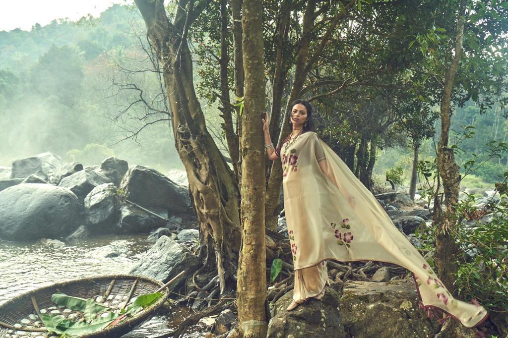 Designer Soft Organza Saree