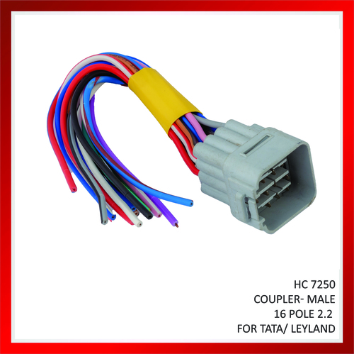 Coupler Male 16 Pole 2.2