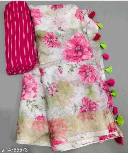 Daily Wear Soft Linen With Digital Print