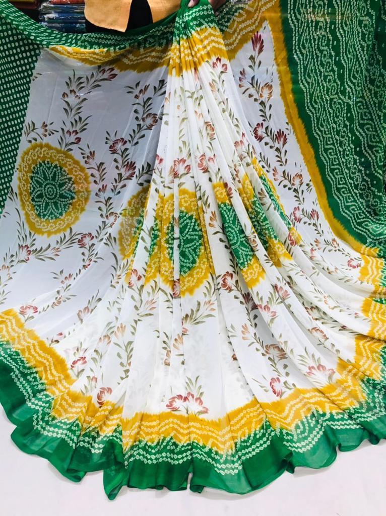 Weightless Saree - Lightweight Fabric, Wetless Cut 6.30 Meters, Blouse 4, Perfect For Daily Wear In Rainy & Spring Seasons