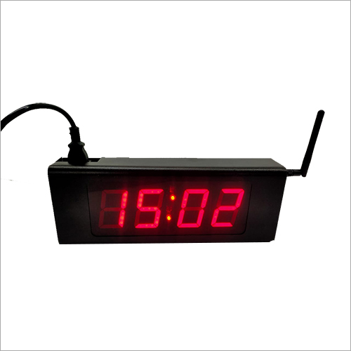 Black Wireless Digital Clock