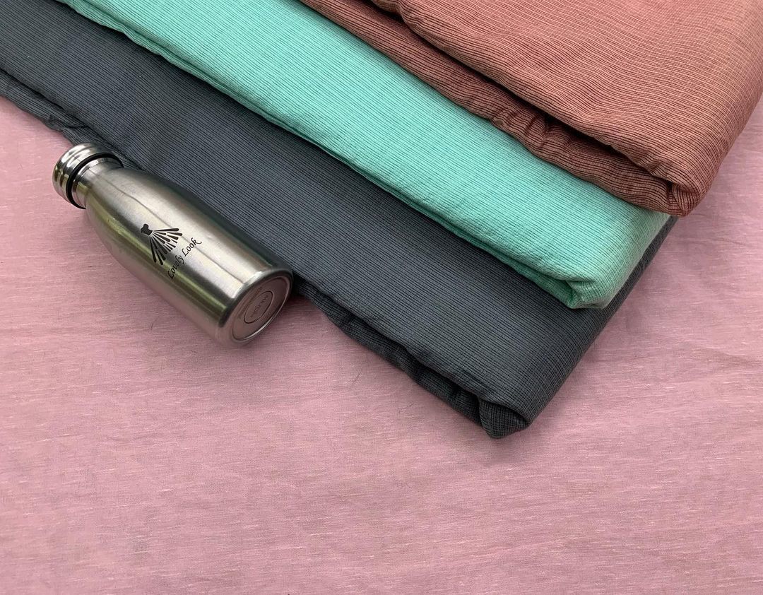 Kota Chex - Cota Chex Fabric, Plain Texture | Exceptionally Soft, Washable, Available In Different Colours, Custom Length Per Requirement