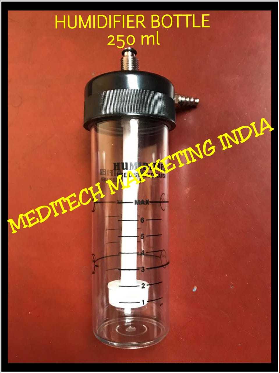 Humidifier Bottle - Poly Carbonate, 200ml Screw Type | Designed For Hospital Use, White Color, Weighs 200 Grams, Ideal For Bulk Application