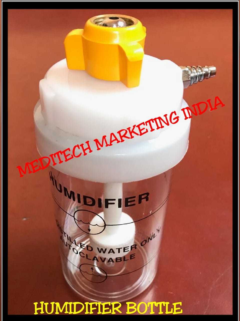 Humidifier Bottle - Poly Carbonate, 200ml Screw Type | Designed For Hospital Use, White Color, Weighs 200 Grams, Ideal For Bulk Application