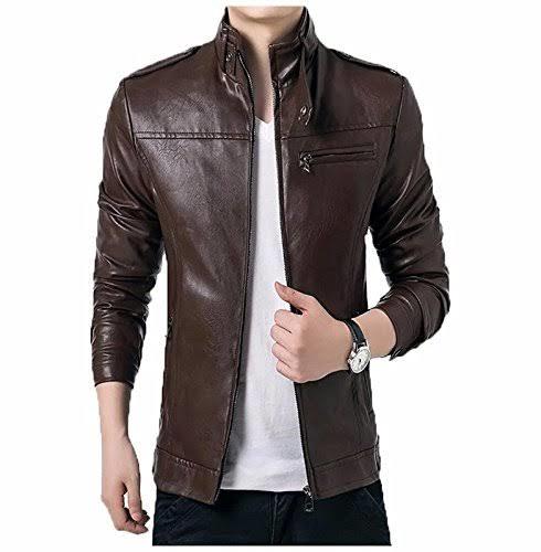 Leather Jackets - Pure Leather, Multiple Sizes | Black, Regular Fit, Long Sleeves, Stand-up Collar, Zipper Closure, Exceptional Durability And Style