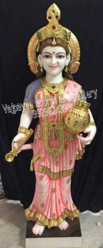 Marble Standing Annpurna Mata Statue