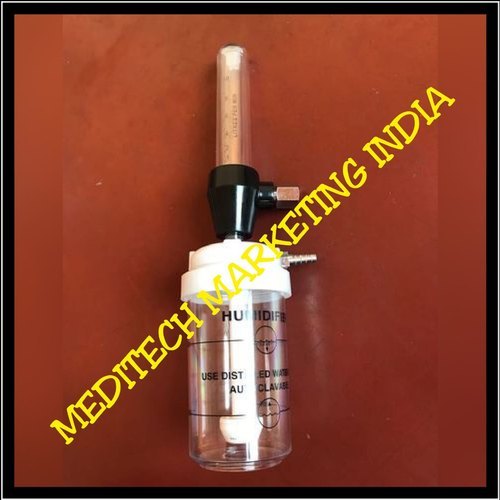 Oxygen Flowmeter With Humidifier Bottle Application: Hospital