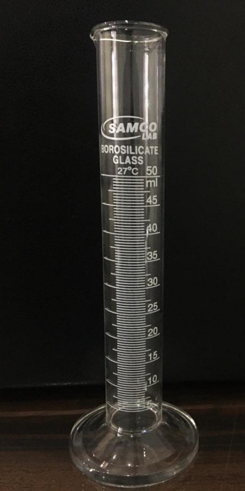 Cylinders, Graduated, Single Metric Scale, With Pour Out, With Round Base