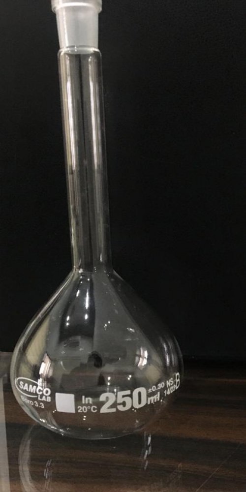 Volumetric Flasks, With Interchangeable Solid Glass Stopper