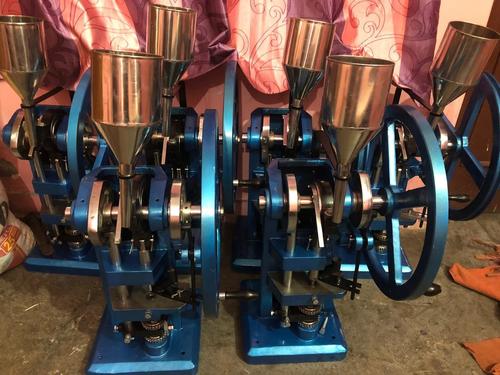 Tablet Making Machine Hand Operated - Blue, Hand Operated | Ergonomic Design for Efficient Tablet Production, User-Friendly Interface