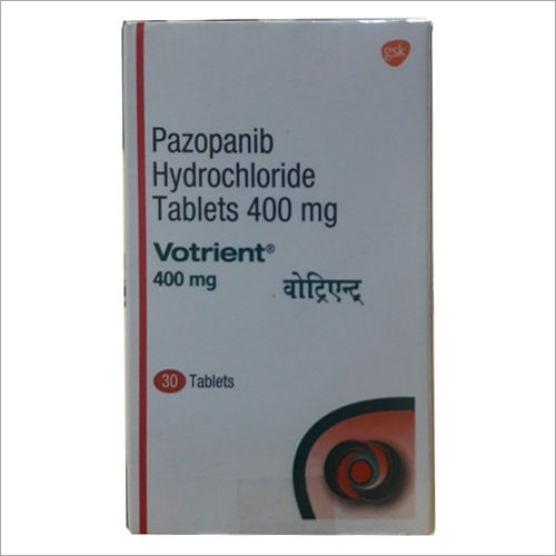 400 मिलीग्राम पाज़ोपानिब हाइड्रोक्लोराइड टैबलेट