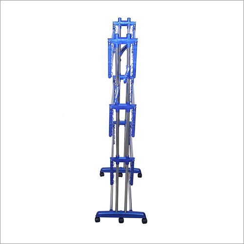 Jumbo Platinum Ss Pipe - Customized Size, Blue Eco-friendly Design | Stainless Steel & Mild Steel, 2 Layer King Size Cloth Drying Stand For Household Use