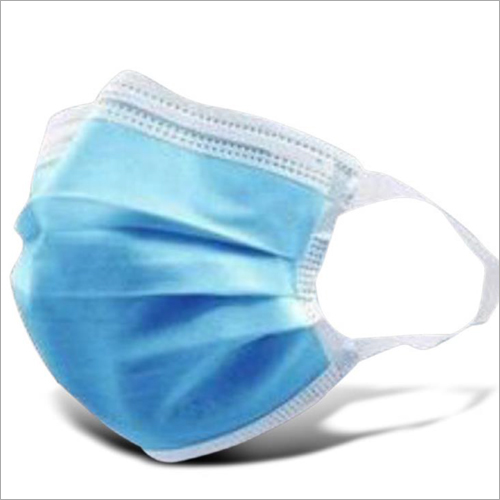3 Ply Face Mask - Non Woven Fresh Material, 7x4 Inch Dimensions, Blue/White/Green/Pink Color | 95% Bacteria Filtration Efficiency, Lightweight, Waterproof