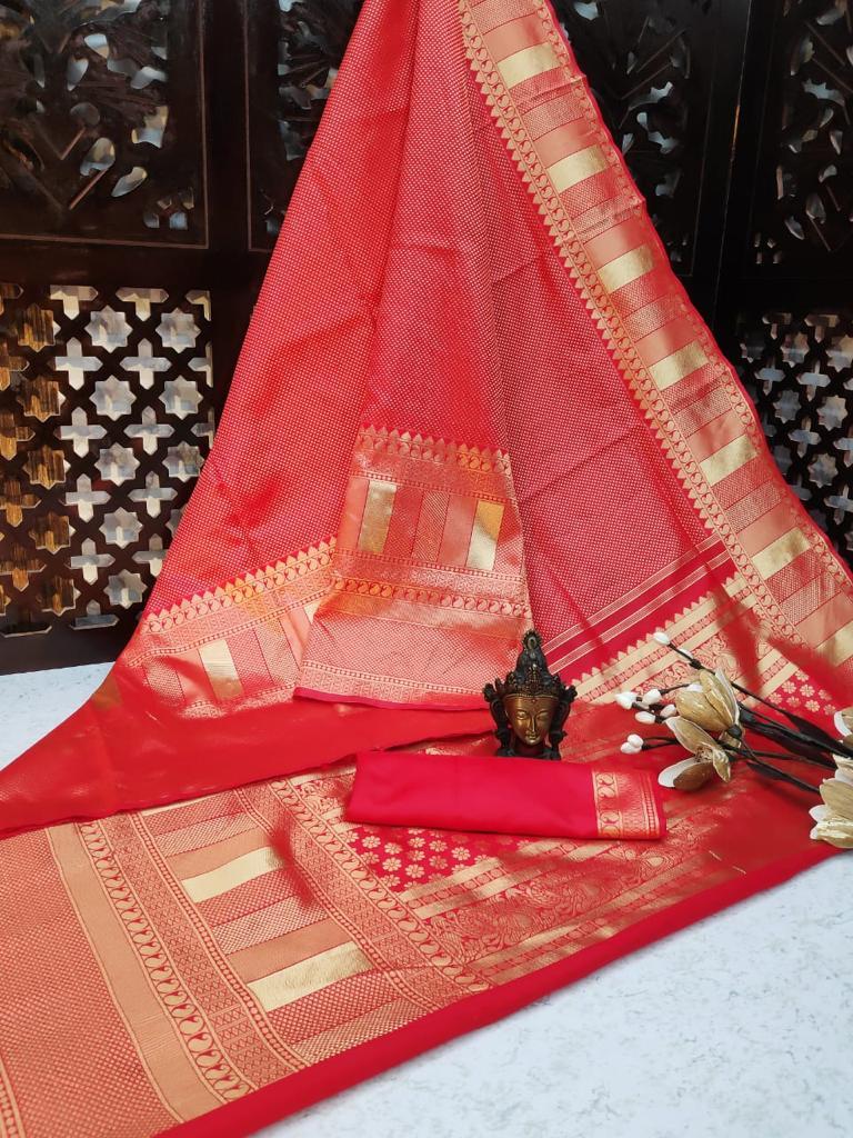 Festive Soft Lichi Silk Saree