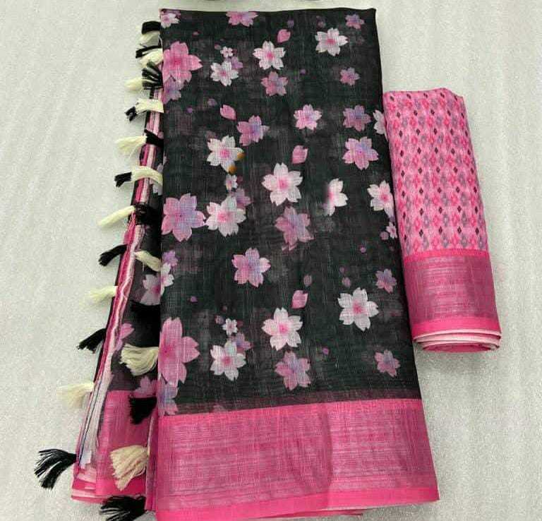 Daily Wear Linen Saree