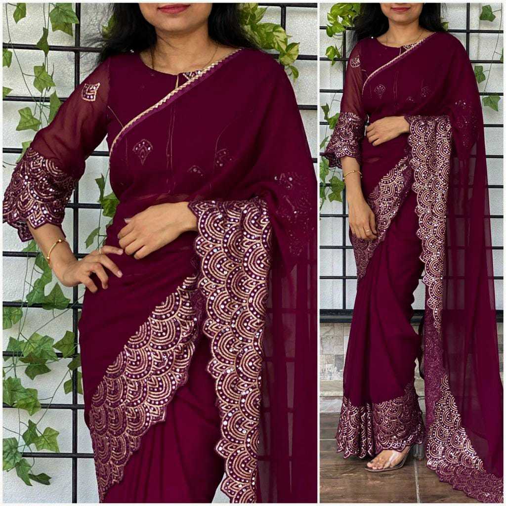 Party Wear Georgette Saree