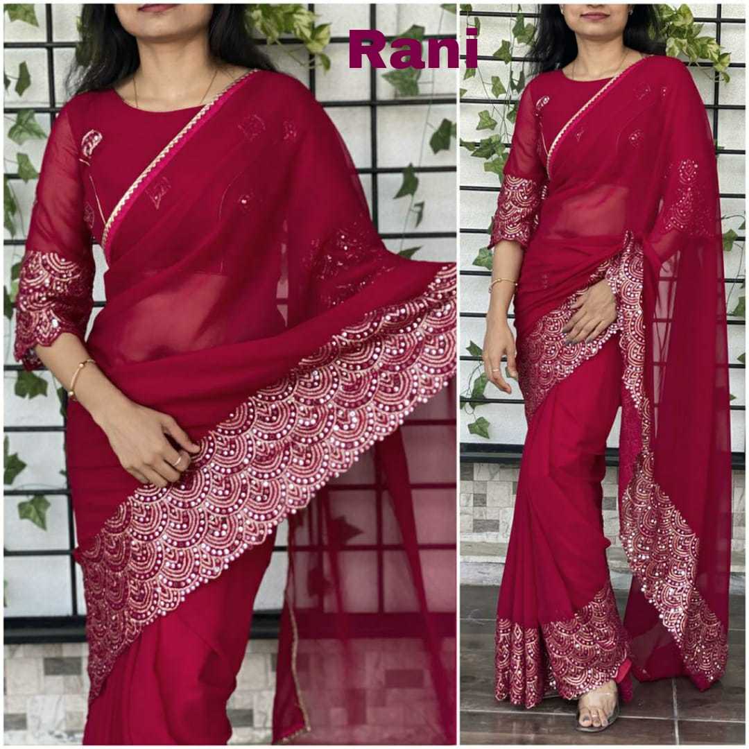 Party Wear Georgette Saree