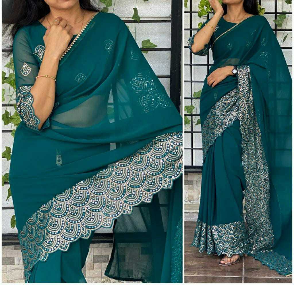 Party Wear Georgette Saree