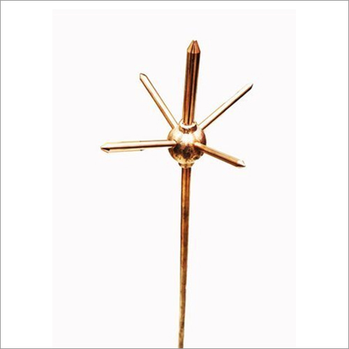 Copper Lightning Arrester - Solid Construction | Enhanced Durability, Optimized Protection