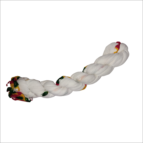 Indian Pure Chiffon White Dupatta