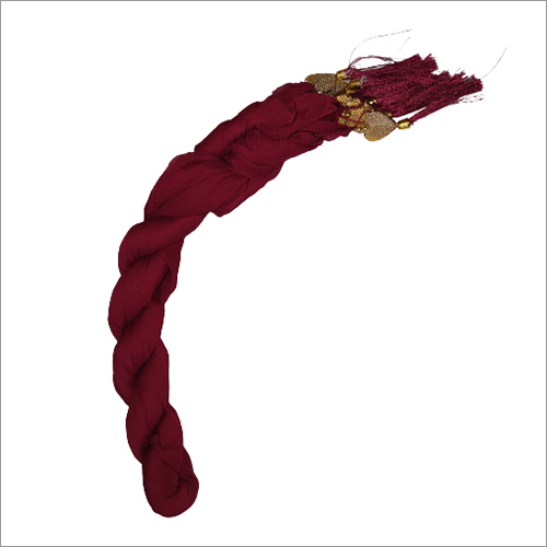 Ladies Maroon Cotton Dupatta - 2.10MTR, 100% Cotton, Plain Weave, Features Fancy Hanging Tassels, Washable, All Season Wear