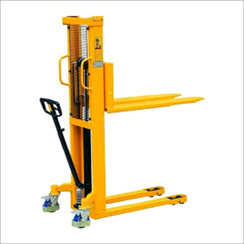 Panair Manual Stacker - Mild Steel, Load Capacity 1000 Kg, Lifting Height 2000 mm | Durable, Easy to Operate, Strong Performance