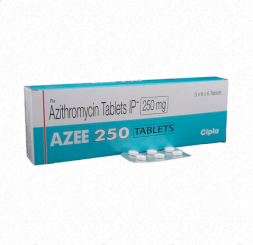 Azithromycin Tablet - 250mg, Blister Pack of 10 Tablets | Effective for Treatment of Bacterial Infections as per Physician's Prescription