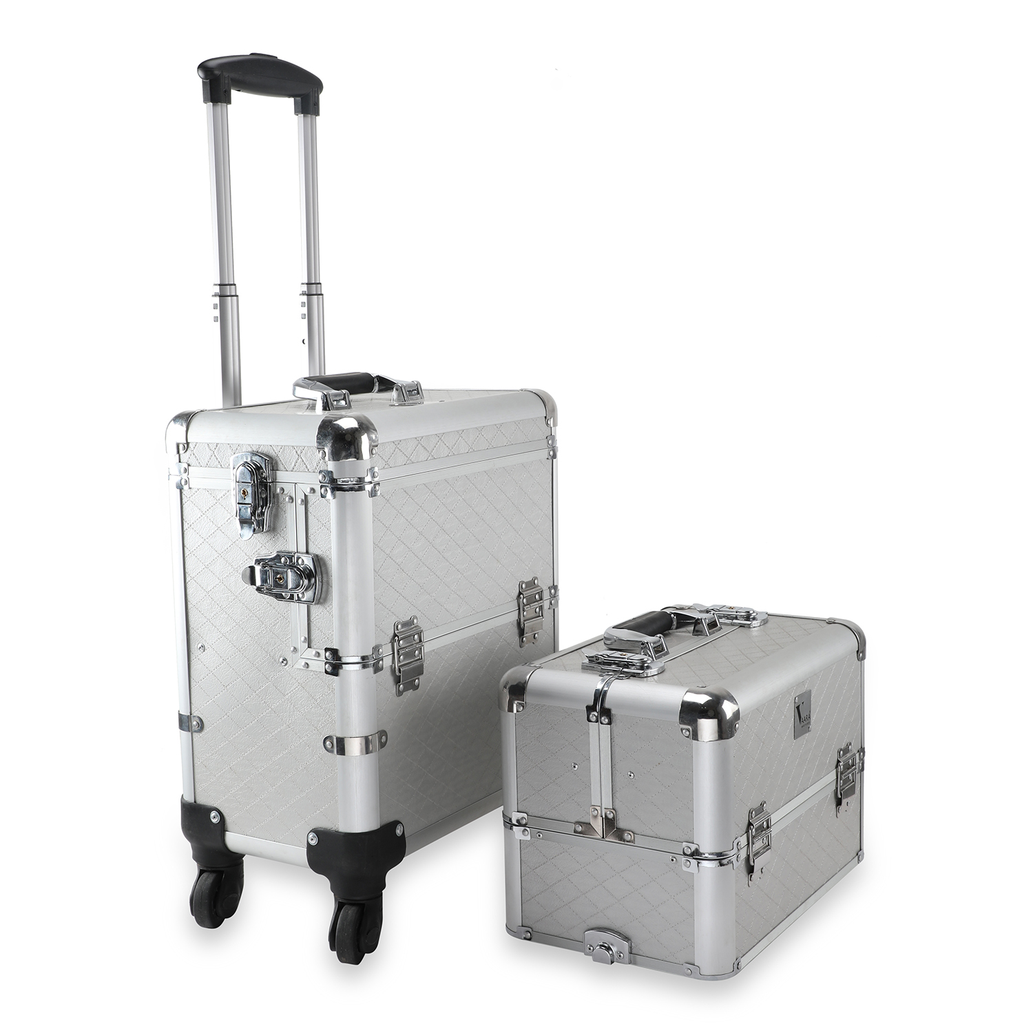 Make Up Rolling Case - Color: Black