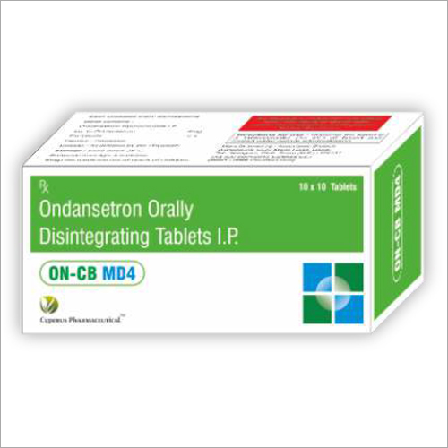 Ondansetron Orally Disintegrating Tablets - 4mg, 10x10 Box Packaging | Prevents Nausea, Suitable for All Age Groups