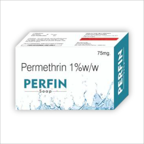 Permethrin Soap - 75mg White Solid Medical Soap | Low Foam, Fresh Scent, Anti-Parasitic for Scabies, Lice, Fleas, Ticks