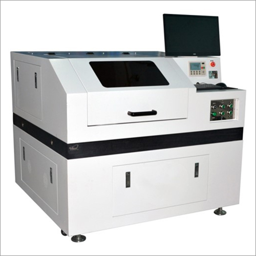 Industrial Laser Cutting Machine - Metal, 1400x1450x1800mm, Silver - Automatic, Air Cooling, High Performance, 1mm Cutting Thickness, 15W Laser