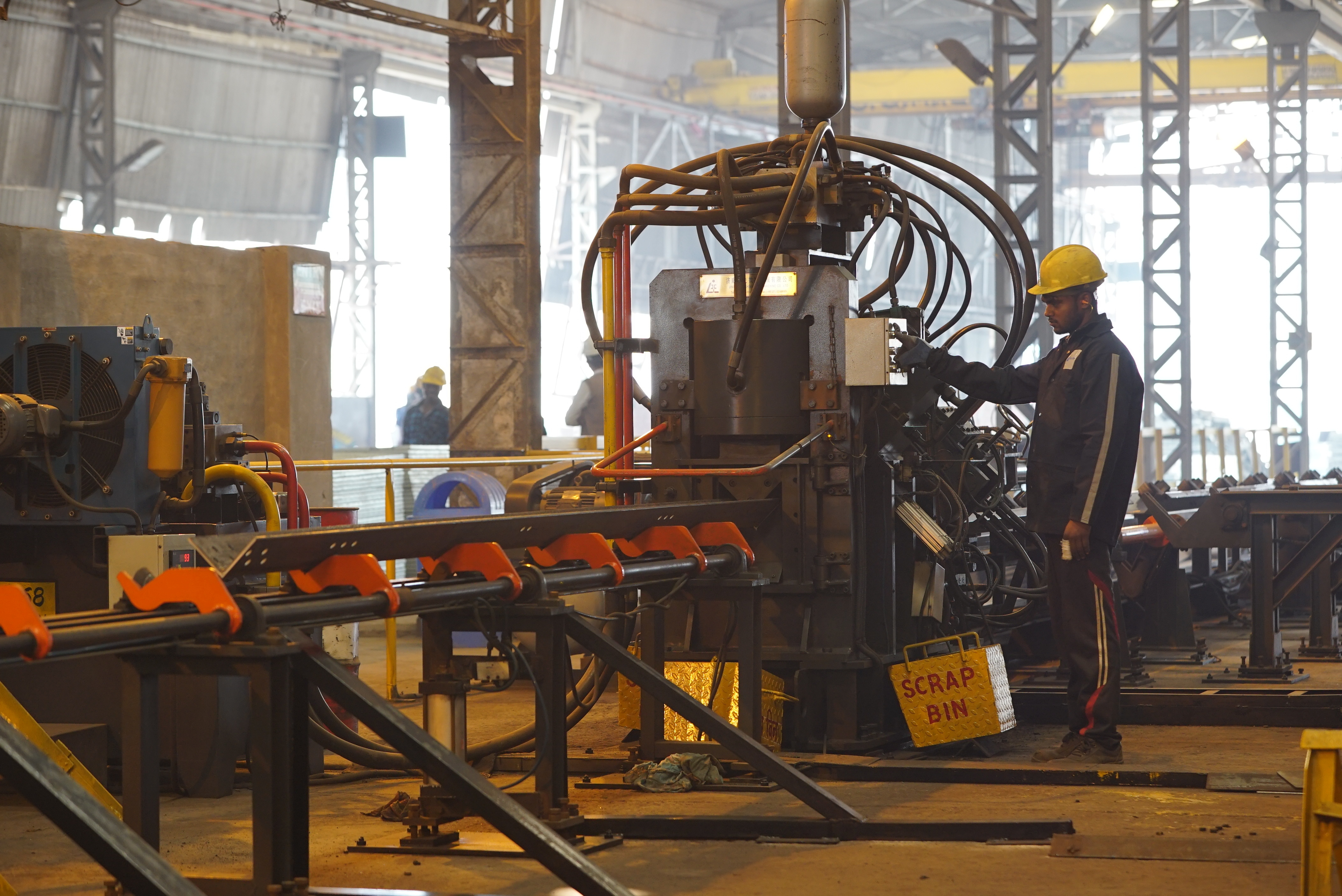 Galvanised Painted Steel Structure