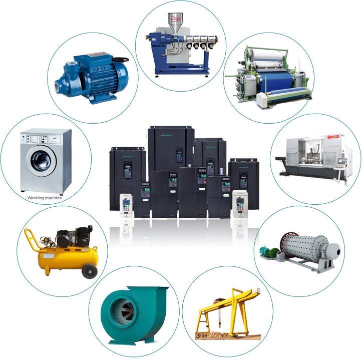 Black Tr510-t4 160~200kw Variable Frequency Inverters With Ce Certification