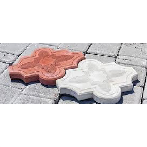 Mak Plast ACL - Concrete, Interlocking Shape, Textured Surface, Red Color | Aesthetic, Cost-effective, Durable, Weather Resistant, Easy Installation