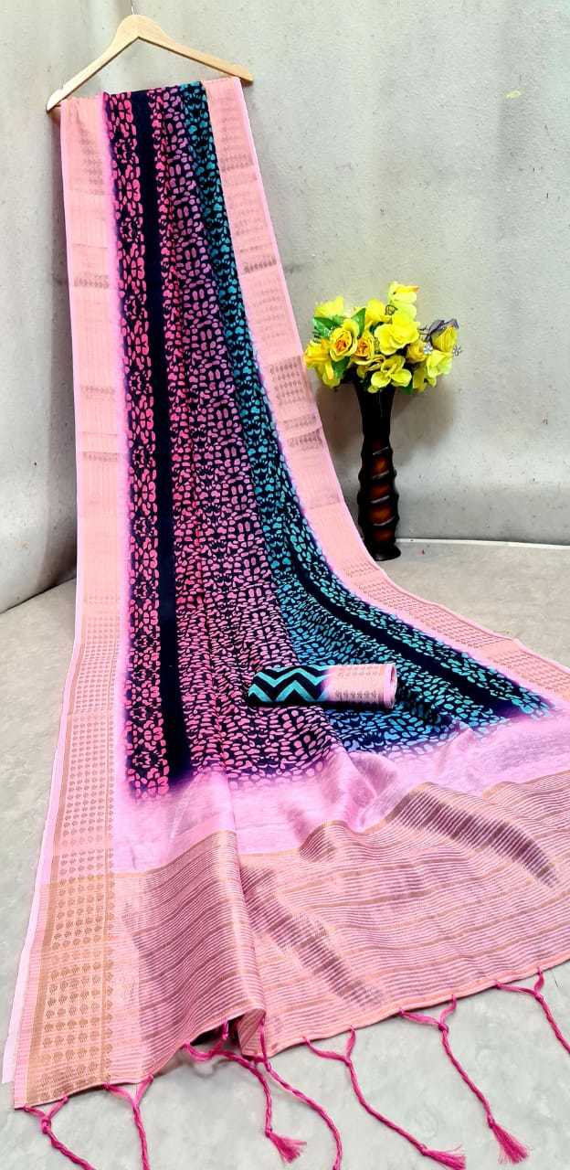 Party Wear Linen Saree