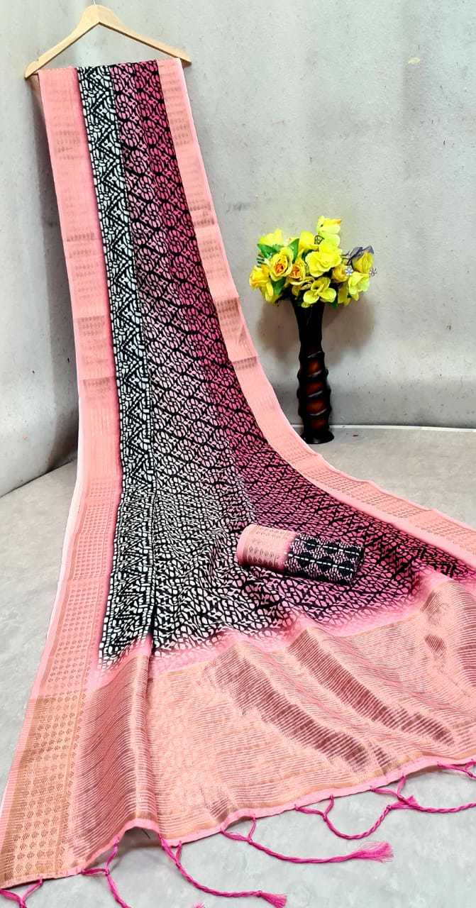 Party Wear Linen Saree