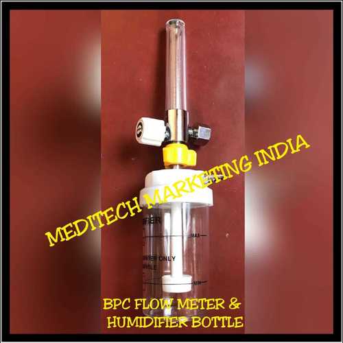 Bpc Flowmeter Set - Brass & Polycarbonate, 400g Weight | Back Pressure Compensated With Stainless Steel Flow Indicator, A 5% Calibration Accuracy