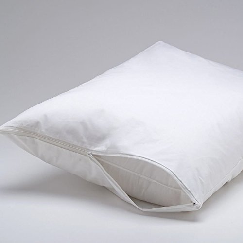 White And Dyed Terry Laminated Mattress Protector