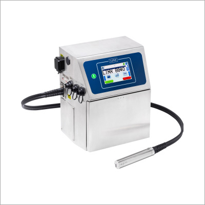Continuous Inkjet Printer - Stainless Steel, 100-230V Power Supply, 0-50°C Operating Temp, Humidity 90%, 24kg Weight | Automatic, Human Machine Interface, Bi-Directional Printing