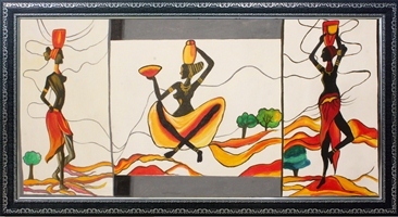Madhubani Canvas Painting - Canvas Paper, Rectangular Shape, Multicolor | Handcrafted Inner Home Decor Item, Perfect For Gifting And Decoration