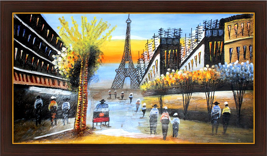 Natural Theme Canvas Painting - Canvas Paper, Rectangle Shape, Multicolor | Non-toxic Paints, Durable Quality, Perfect For Home Decoration And Gifts